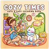Cozy Atmosphere Relaxing Coloring Book for Adults and Teens Bold Easy-to-follow Patterns and Girl Moments