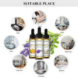 Óleo Essencial Natural de Plantas EUQEE 10ml com Conta-gotas para Difusor e Umidificador – Lavanda, Jasmim, Eucalipto e Baunilha