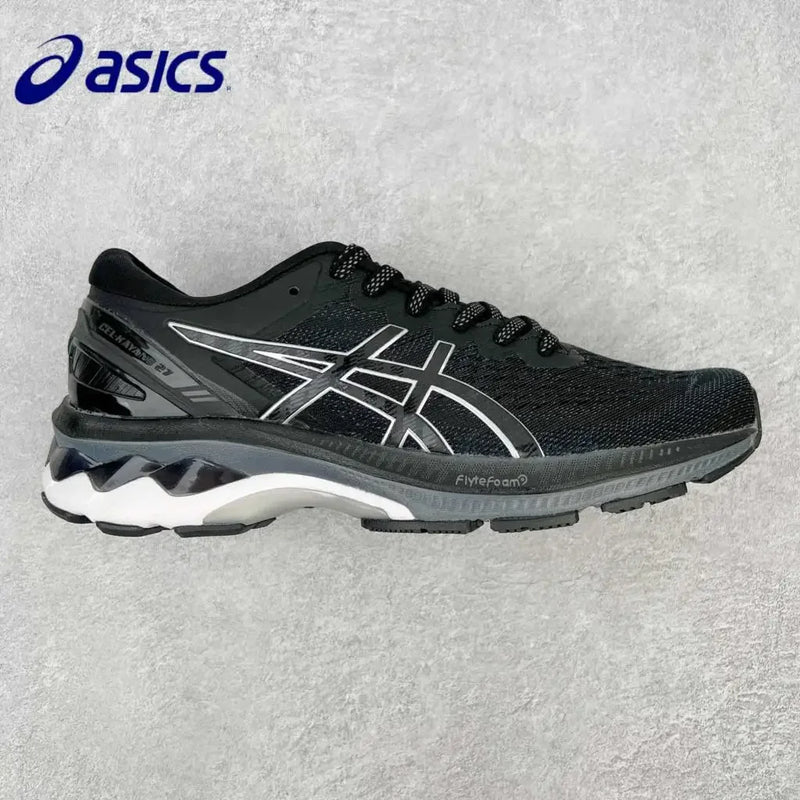 Zapatillas de running Asics Gel Kayano 27 Original para hombre, color negro, amortiguación Gel Kayano 27 K27, transpirables.