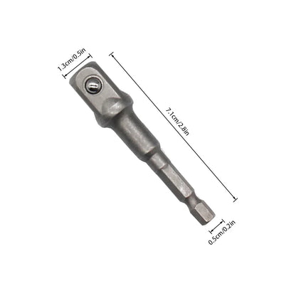 1/2 Inch Scissor Jacks Adaptor Drive Impact Wrench Adapter Tool Jack Shear Chrome Vanadium Steel Adapter Steel Ball Joint Rod