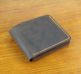Luxury Handmade 100% Genuine Leather Men Wallet Purse Short Money Clip with Coin Pocket Male Money Bag Multi-Card Wallet Vintage