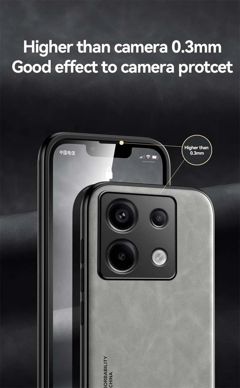 Shockproof Case for Xiaomi Redmi Note 13 Pro 5G Note 13 Pro+ Plus Protective Cover Magnetic Car Holder Phone Coque Fundas Capa