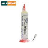 Soldering Fluxes 100% Original AMTECH NC-559-ASM Solder Flux Premium No-Clean Solder Paste Suitable for BGA SMD Soldering Station and Rework Station 10cc AMTECH 559 Original 