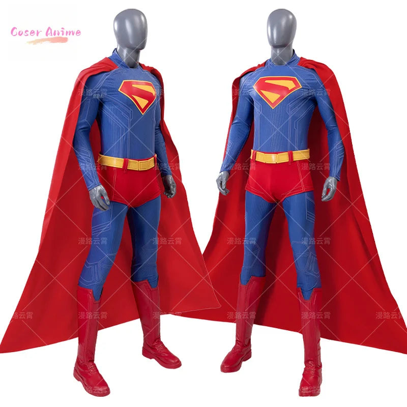 Clark Kent Cosplay Costume Uniform Halloween Carnival Party Christmas Play Role Clothes Clothing