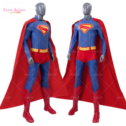 Clark Kent Cosplay Costume Uniform Halloween Carnival Party Christmas Play Role Clothes Clothing
