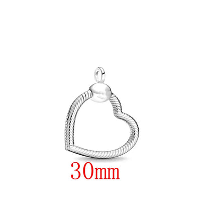 Novo amor coração zircão pingente colar original pandora diy feminino chaveiro jóias decoração pulseira acessórios charme contas