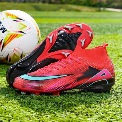New Men Professional Football Field Boots Training Outdoor Non-SlipSoccer Shoes Drop Shipping Grass Hot-selling Child's Cleats