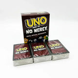 UNO NO MERCY Matching Card Game Pokemon Uno TEAMS Mario Multiplayer Family Party Boardgame Funny Friends Entertainment Poker ﻿