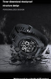 SMAEL 8105 Digital Watches Sports LED Wristwatches Men's 50m Waterproof Watch Digital Light Stopwatch Watch for Men