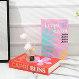 Travel Series Fake Book Decoration Coffee Table Living Room Fashion Fake Book Storage Box Decor Model Room IBIZA CAPRI