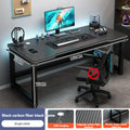 Computer desk, minimalist home gaming desk, small-sized carbon fiber patterned office desk, student study desk, bedroom desk