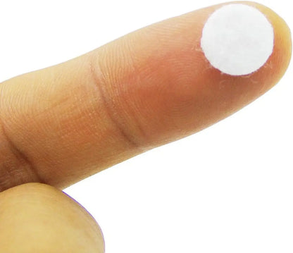 150 almohadillas de microdermoabrasión facial con filtros de algodón de diamante de 10 mm de repuesto para máquina de microdermoabrasión.