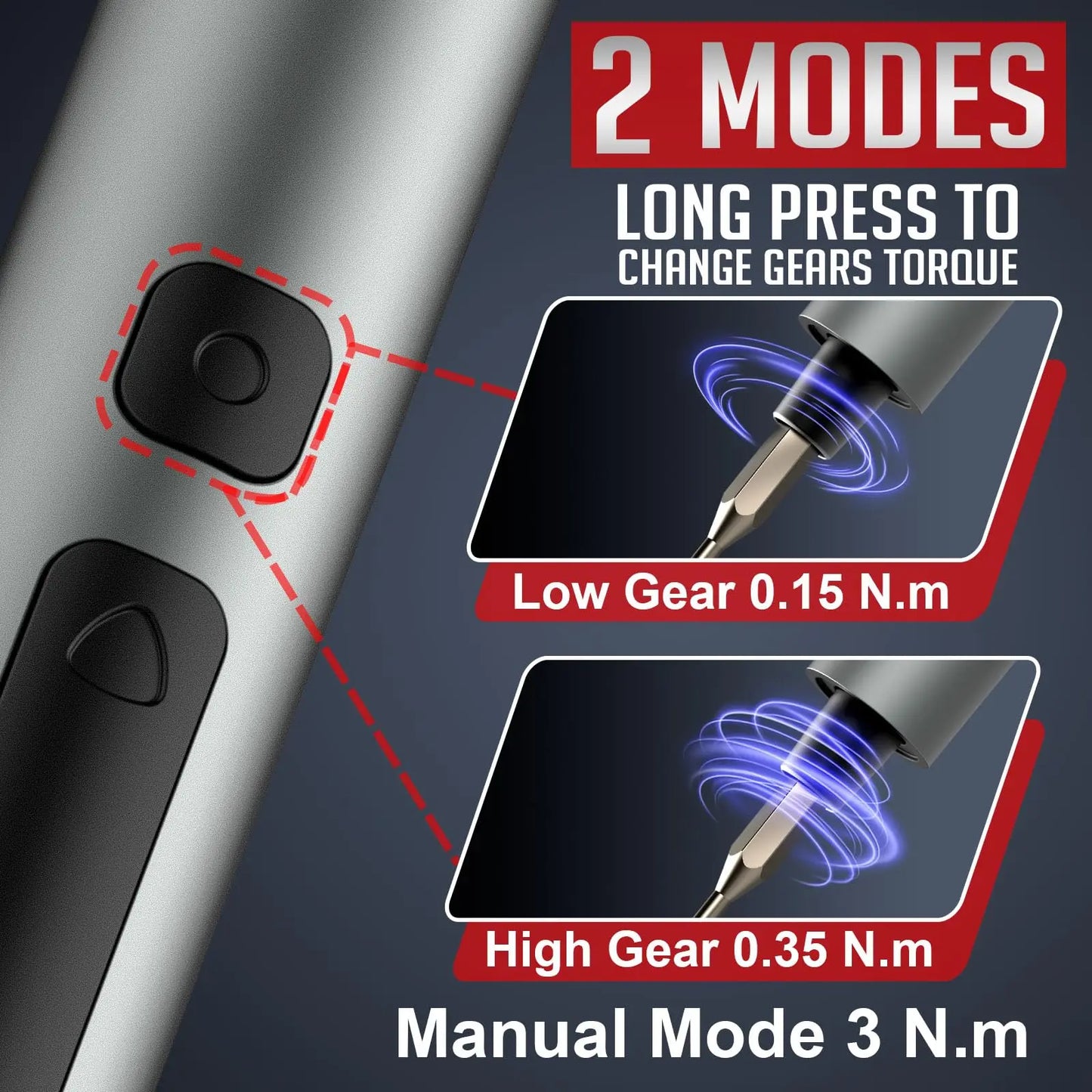 Juego de destornilladores eléctricos de precisión 75 en 1 con 71 puntas magnéticas Phillips/Torx y 3 luces LED, herramienta multifuncional de reparación eléctrica.