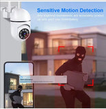 3MP WiFi IP Outdoor Cameras Surveillance Video Human Detection 4X Digital Zoom CCTV Security Wireless Monitor Audio Night Vision