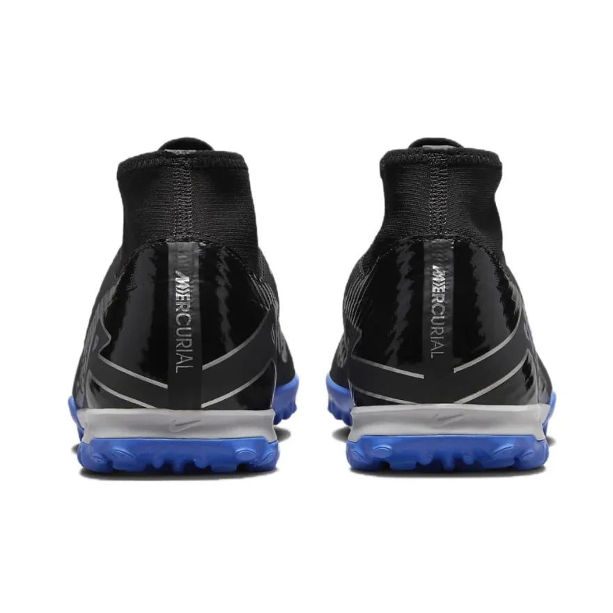 NIKE Mercurial Superfly 9 TF High-Top Men football boots comfortable and stable Soccer shoes rebound cushioning sneaker black