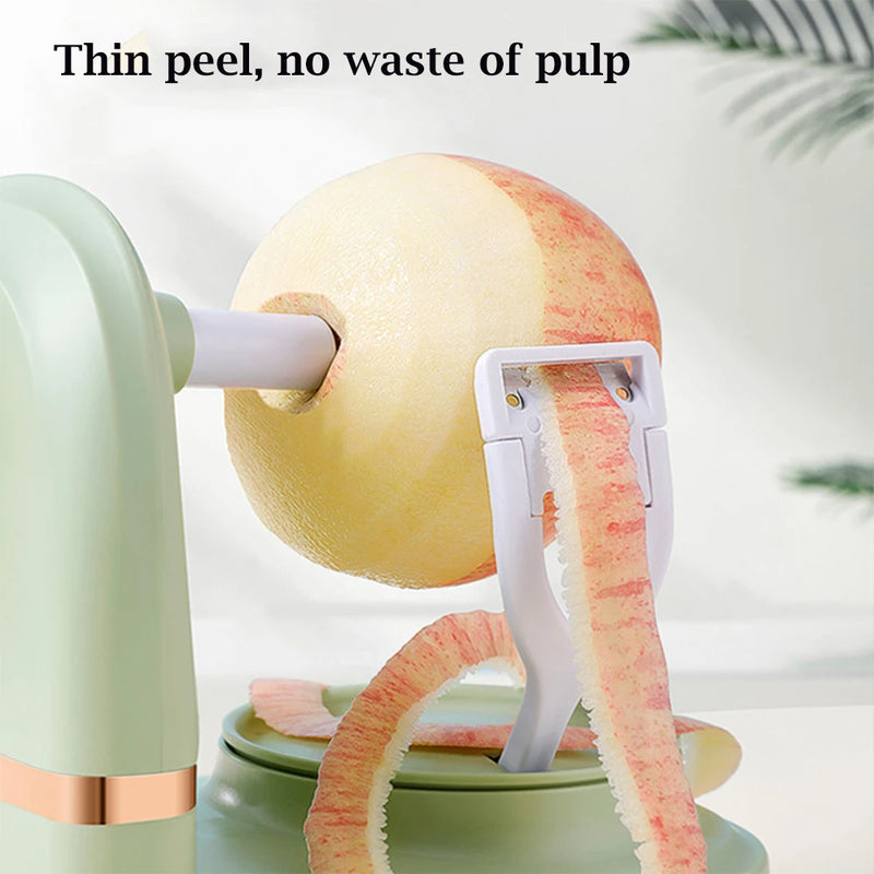 Hand-cranked Manual Fruit Peeler Multifunctional Apple Pear Kitchen Peeler Slicing Tool With Fruit Divider And Spare Blades