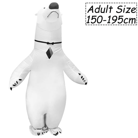 Adult Cute Animals Inflatable Costume Bunny Zebra Shark Bee Koala Cosplay Funny Suits For Halloween Purim Fancy Mascot Costumes