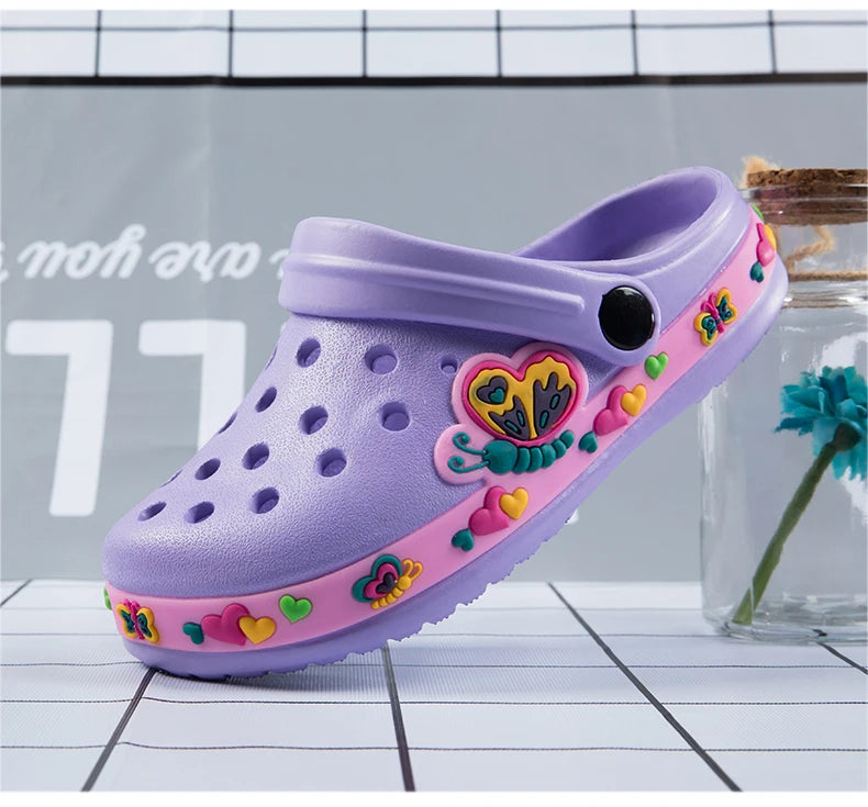 Cute New Animal Baby Boys Slippers Summer Kids Cartoon Sandals Toddler Beach Shoes Girls Cute Slides Children Slippers