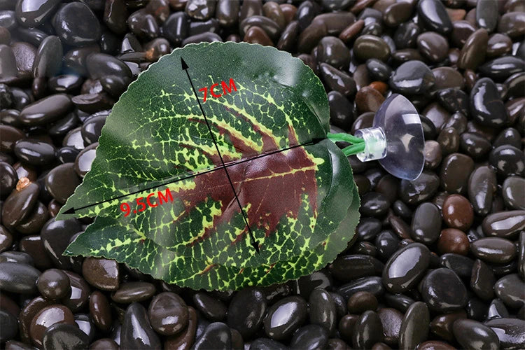 1pcs Fish Tank Artificial Leaf Fish Rest Bed Decor Aquarium Decoration Floating Bed Leaf Hammock FightingPerch Betta Spawning