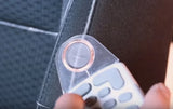 AUTO PLUS Checkered Polyester Patchwork Mesh Fabric Universal Unisex Car Seat Covers Set Accessories Interior  With Sponge