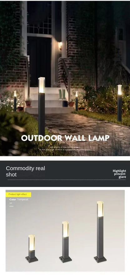 DC voltage outdoor landscape light LED outdoor lawn light IP65 waterproof aluminum alloy material 10W power simple design