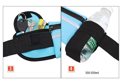Running Bag Women Waist bag Belt bag Men Sports Fanny Pack Mobile Phone Bag Gym Running Cell Phone Jogging Run Cycling Bag