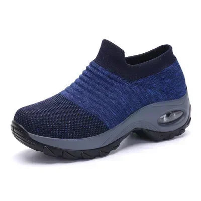 Zapatillas ortopédicas versátiles para mujer, zapatos de plataforma informales, antideslizantes y resistentes al desgaste.