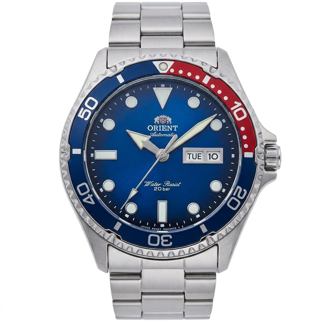 Relogio masculino automatico diver de mergulho em alo inox a prova de agua 200 M