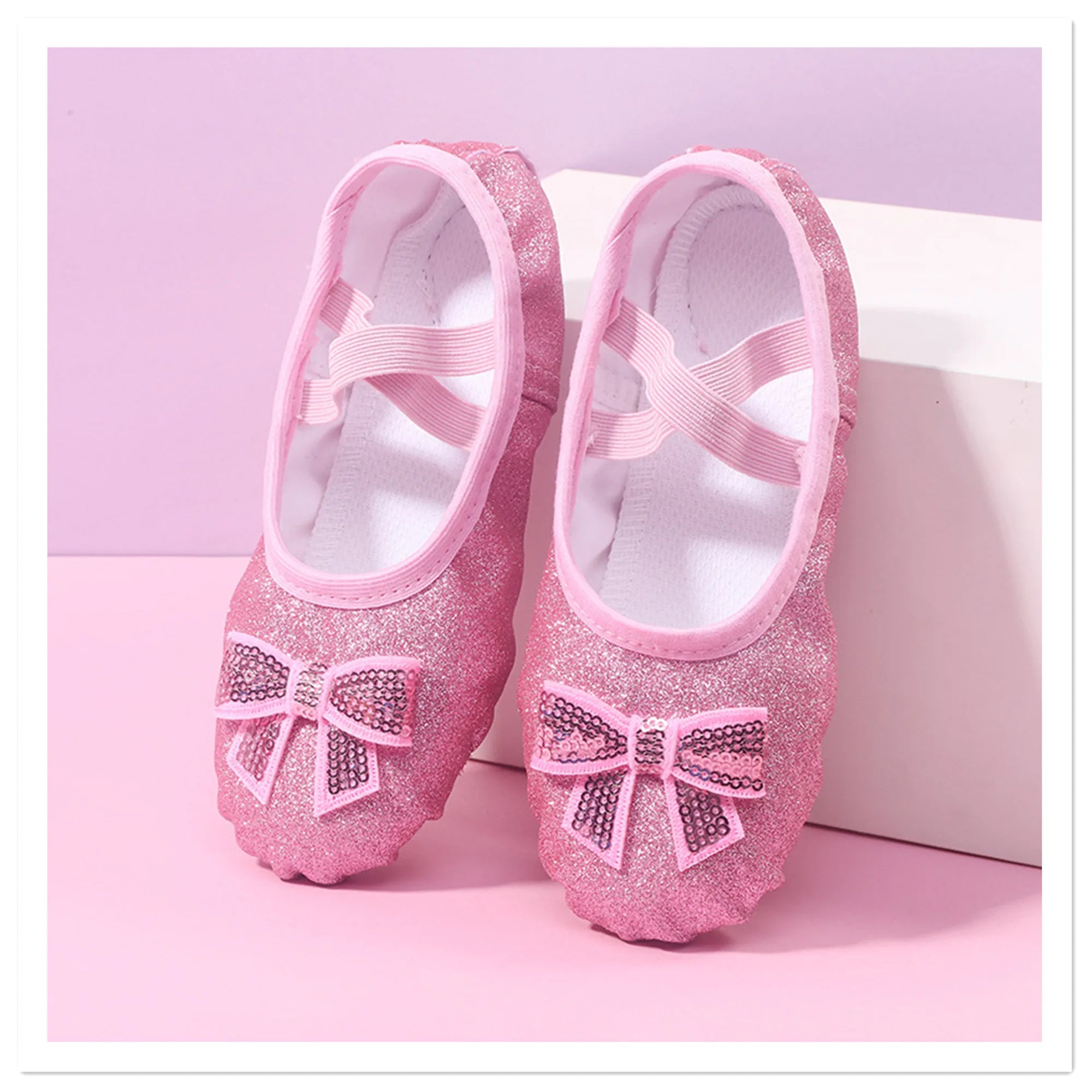 Children's Dance Shoes Soft Sole Training Shoes Children's Ballet Dance Shoes Girls' Chinese Dance Performance Cat Claw Dance