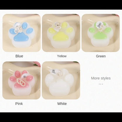 1pc/4pc Cat Paw Design Scented Candle ,For Birthday, Valentine's Day, Diy Home Decoration, party decoration, wedding souvenirs