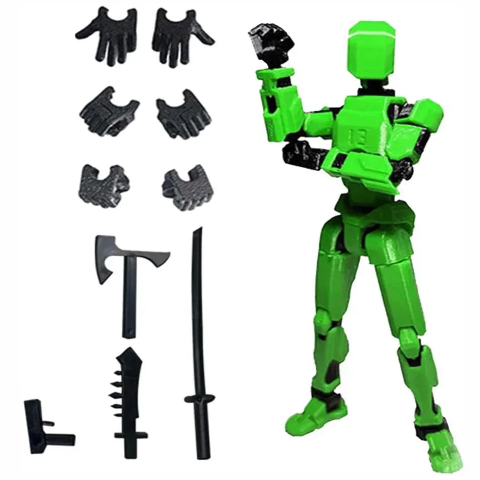 Robot multiarticular movible Shapeshift 2.0, maniquí impreso en 3D, 13 figuras de acción, juguetes para niños, adultos, juegos para padres e hijos.