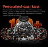 New 1400mAh Big Battery Smart Watch Men Outdoor GPS Flashlight IP68 Waterproof Bluetooth Call AMOLED Military Sports Smartwatch