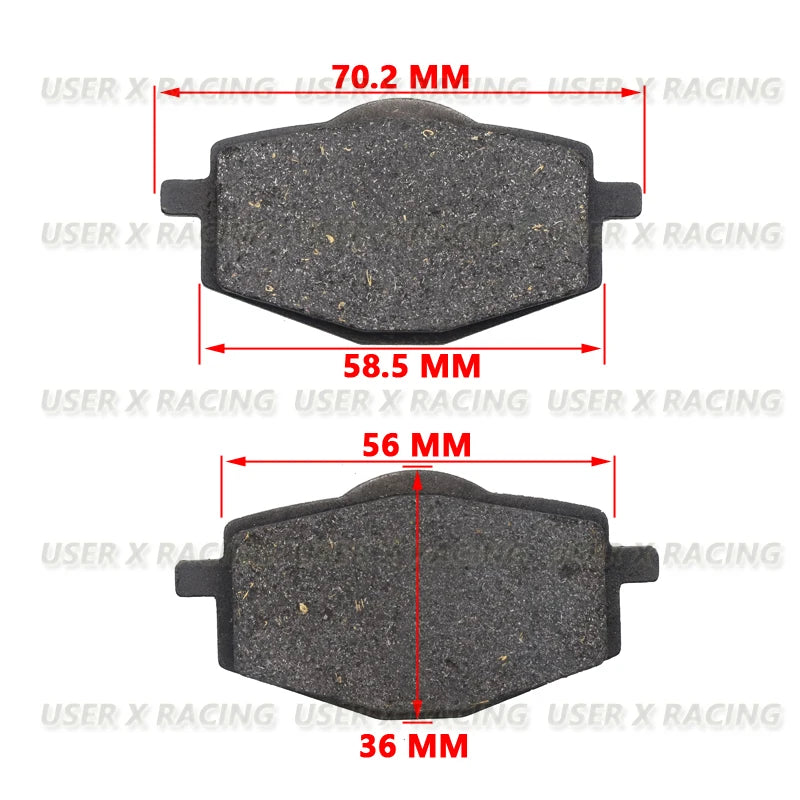 USER-X Universal Motorcycle Disc Brake Pad Front Rear Disc Brake Pads Block Shoes Scooter VICTORIA Blade RG125 Honda 145
