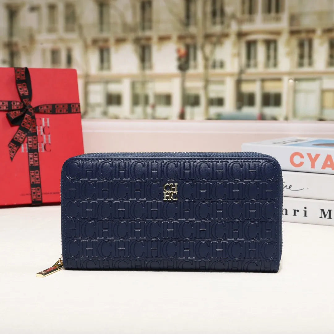 CH Premium Folding Printed Monogrammed Design High Quality Luxury Women's Handbags Square Wallet Classic Vintage Design Fashion