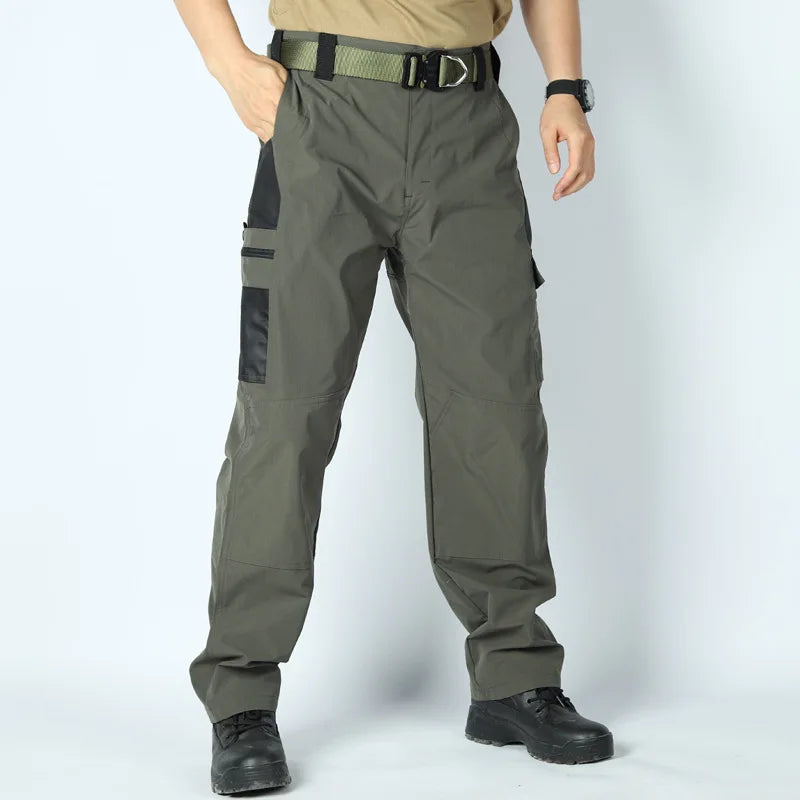 Men's Quick Dry Tactical Pants Water Resistant Outdoor Pants Lightweight Stretch Cargo Hiking Mountain Fishing Camping Pants