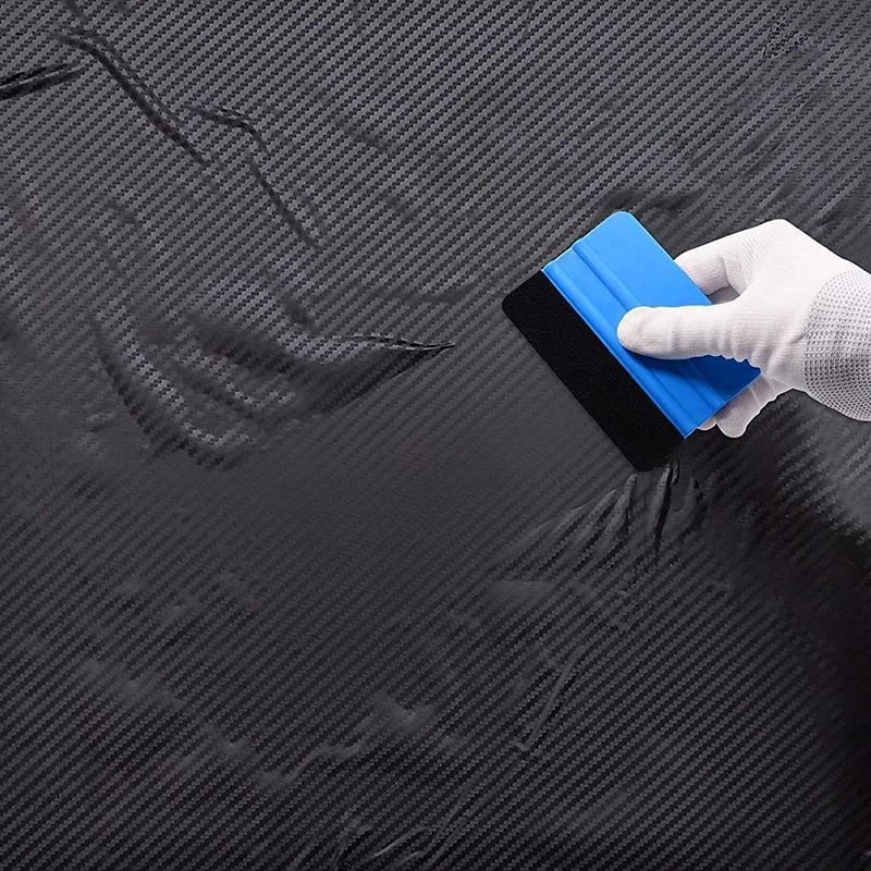 1/5Pcs Car Stickers Film Install Squeegee Vinyl Carbon Fiber Scraper with Felt Squeegee Tool Film Wrapping Car Wrap Tools 10x7cm