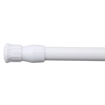 1Pc New Retail Adjustable Spring Loaded Bathroom Shower Curtain Rod Tension Extendable Telescopic Poles Rail Hanger