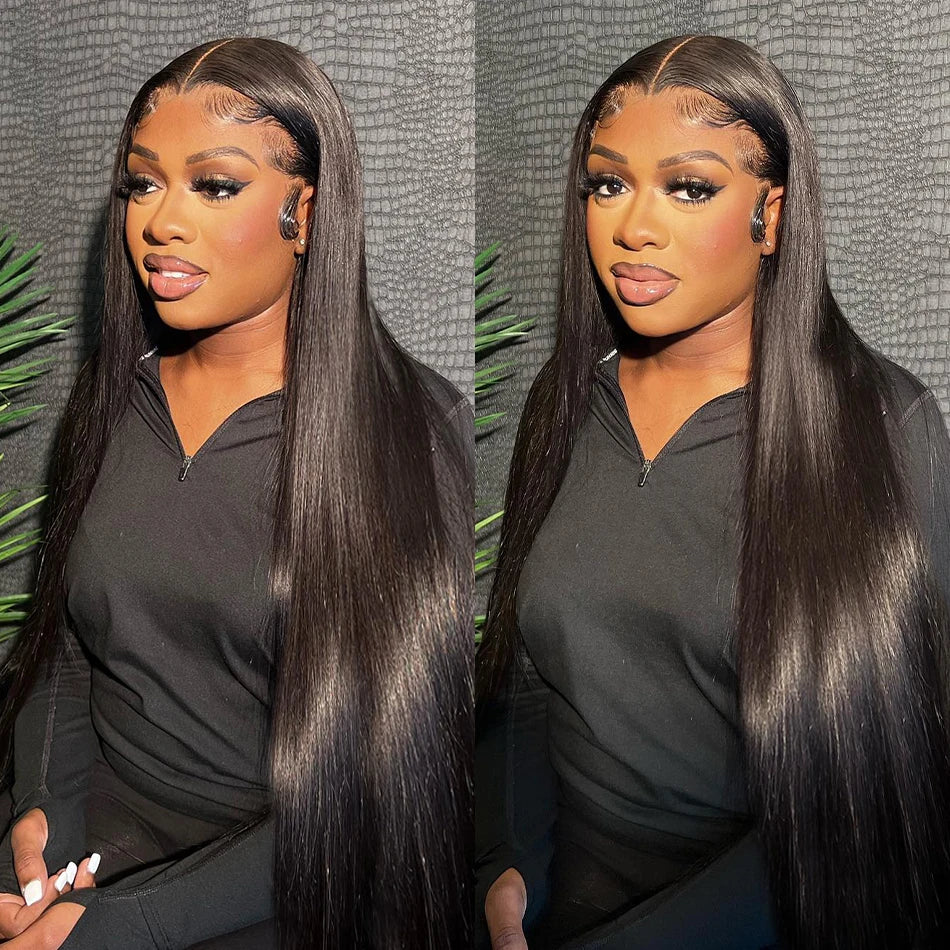 HD Lace Front Human Hair Wigs Straight 13x4 13x6 Transparent Lace Frontal Human Hair Wigs Pre-Plucked HD Lace Wigs For Women