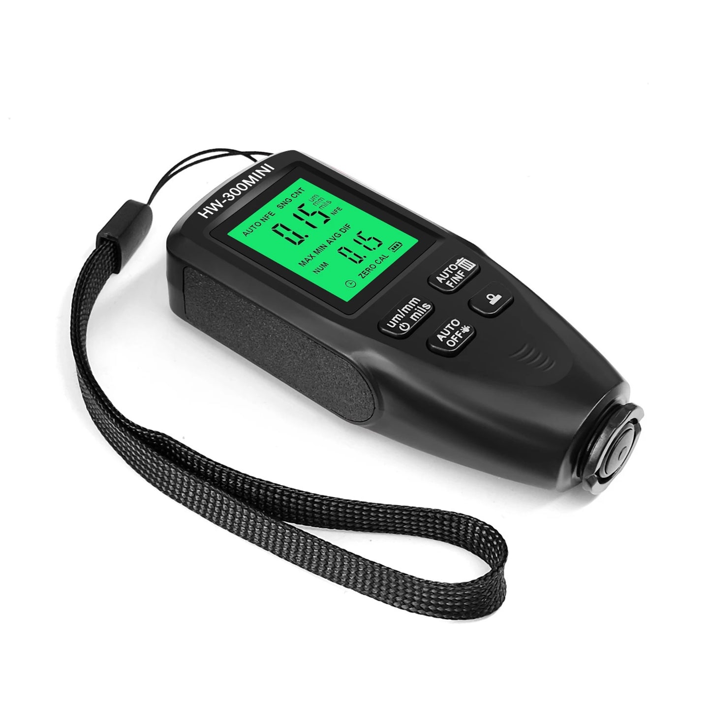 Mini medidor de espesor de revestimiento HW-300, comprobador de pintura automotriz, dispositivo de inspección de pintura automotriz, medidor de pintura automotriz, herramienta de medición 