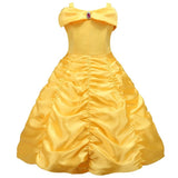 Girls Birthday Party Costumes Kids Belle Dress Up Beauty and The Beast Costume Princess Dress Baby Christmas Halloween Costume