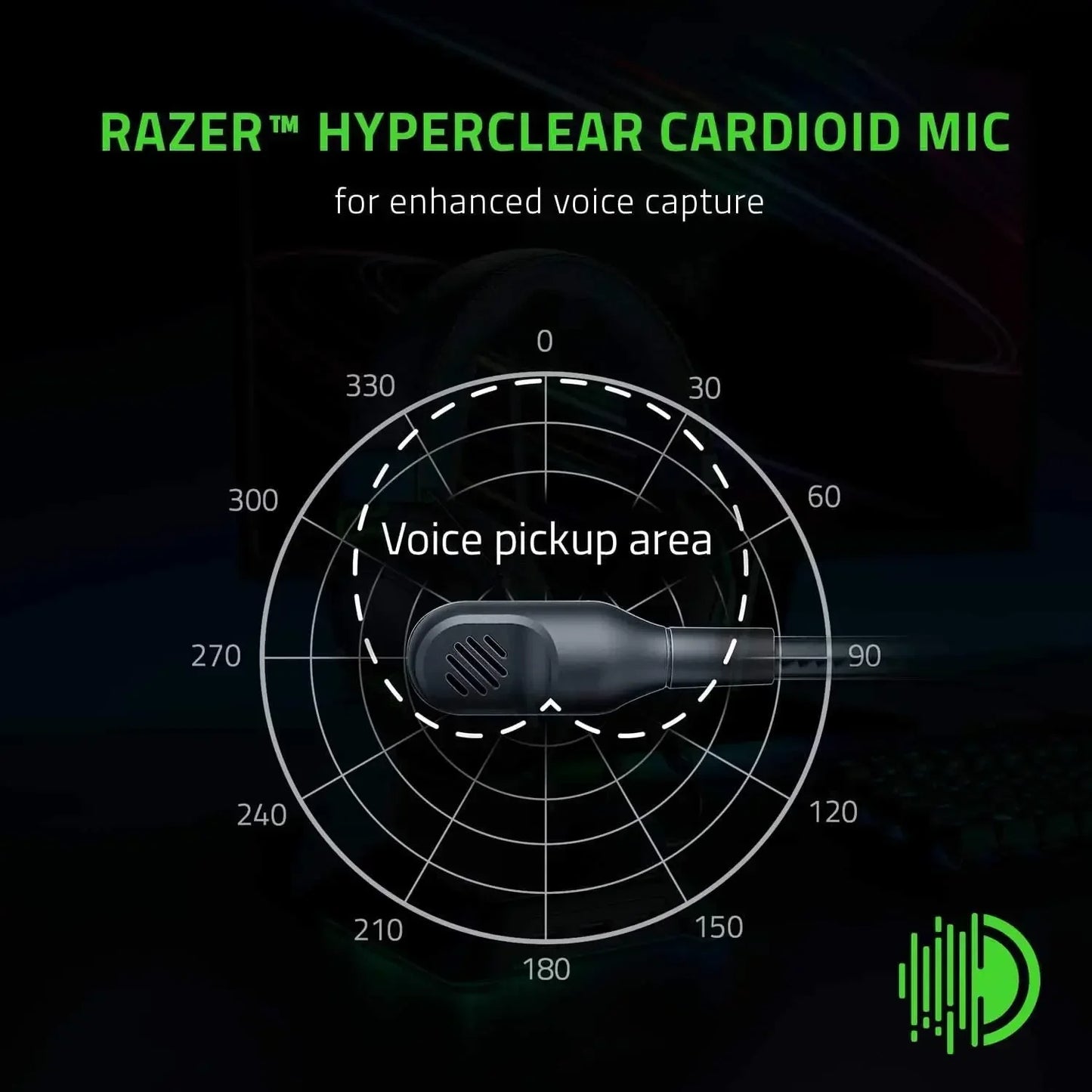 Auriculares con cable para eSports Razer BlackShark V2 X: cancelación de ruido pasiva avanzada, sonido envolvente 7.1 y micrófono cardioide hiperclaro.