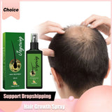 Spray líquido para el crecimiento del cabello, nutritivo, para raíces, denso, anticaída, jengibre, anticaída, masaje del cuero cabelludo, reparador, eficaz. 