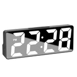 Latest Digital LED Alarm Clock for Bedroom with Temperature Display, Adjustable Brightness, and 12/24 Hour Format