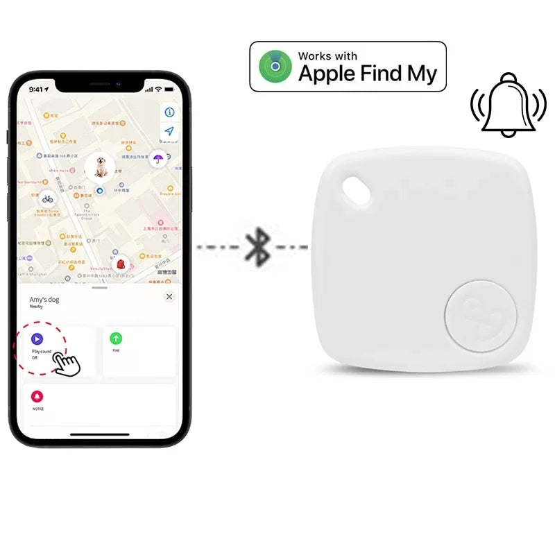 Mini Tracking Device For Find My Key Smart Tag Child Finder Pet Car GPS Lost Tracker Smart Bluetooth Tracker IOS System