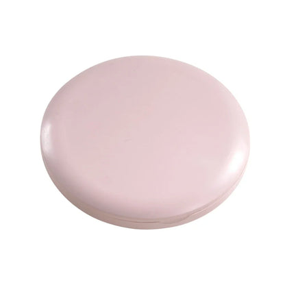 1X/10X Magnification LED Pocket Mirror Portable Handheld Rechargeable Compact Cosmetic Mirror with Light Travel Round Folding