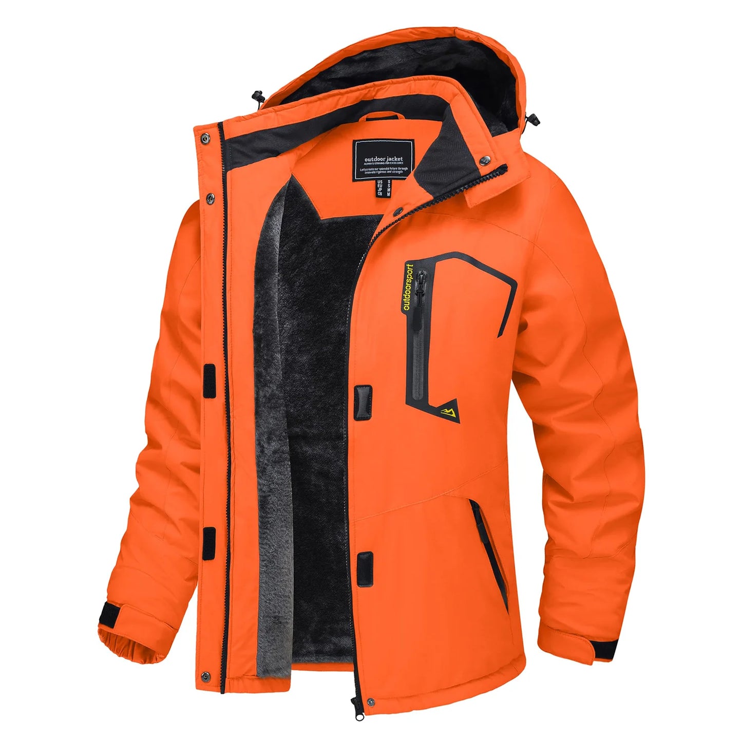 TACVASEN Chaqueta de esquí y snowboard de invierno para mujer, forro polar térmico, impermeable, informal, para trabajo, lluvia, cortavientos, parka