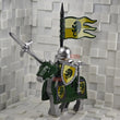 New Medieval Knights Red Lion Black Eagle Castle Soldier Green Dragon Action Figures Cavalry Building Block Military Toy Gifts