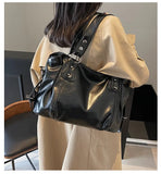 Soft Interior Compartment Shoulder Bags 2026 High Quality Contrasting Colors Bags for Women Fashion Zipper Pu Women's Handbags