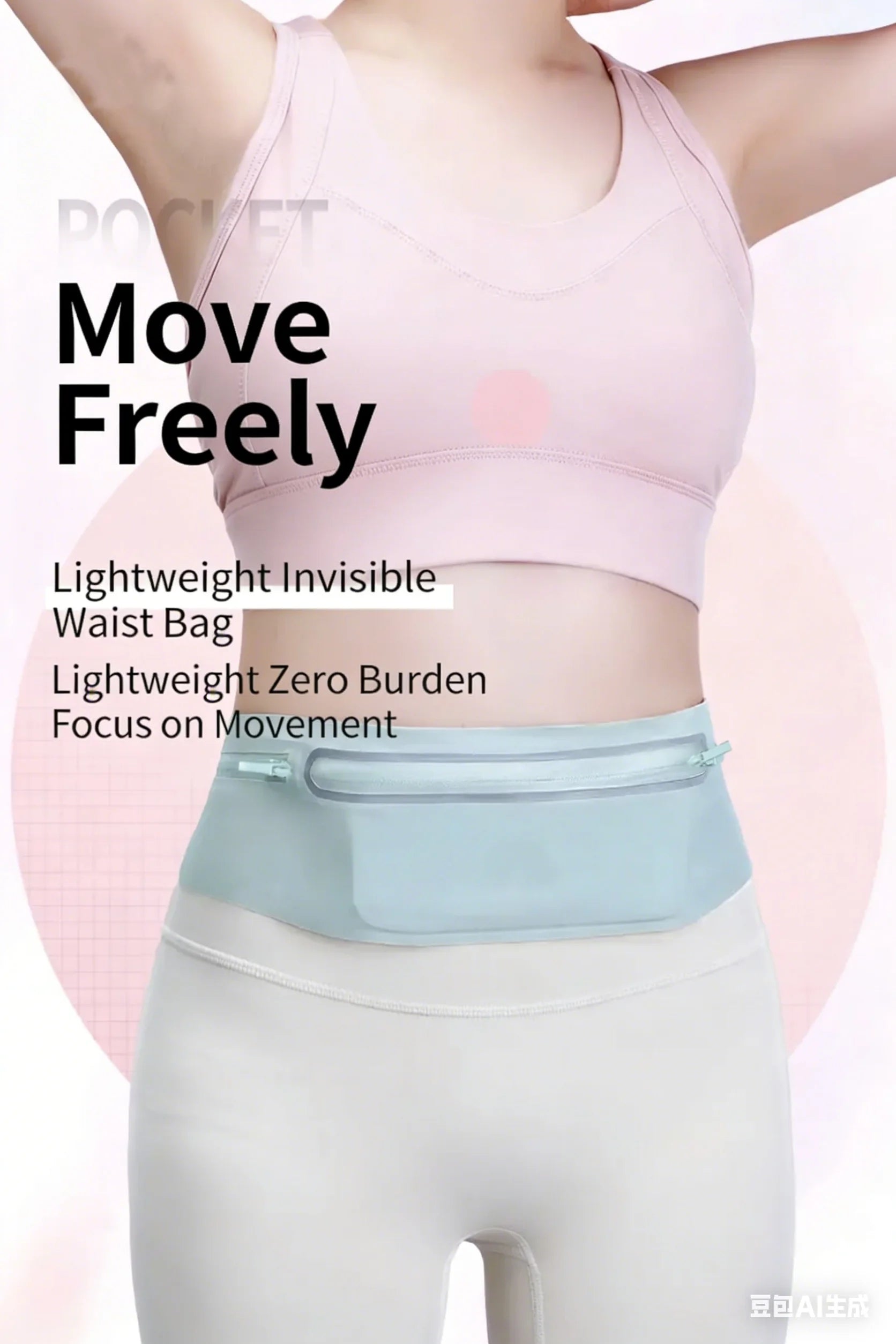 Waist Running Bag Sports Fanny Pack Women Men Belt Bag Waterproof Gym Bag Phone Pouch Running Accessories