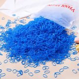Bandas elásticas desechables de colores para el cabello para niños, diademas, coleteros, accesorios para el cabello (500 unidades, 1000 unidades) 